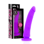 ARNES + DILDO LILA SILICONA MEDICA 17 X 3CM