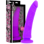 ARNES + DILDO LILA SILICONA MEDICA 23 X 4.5 CM