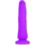 ARNES + DILDO LILA SILICONA MEDICA 23 X 4.5 CM