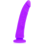 ARNES + DILDO LILA SILICONA MEDICA 23 X 4.5 CM