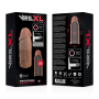 VIRILXL EXTENSION DE PENE SILICONE V3 MARRON