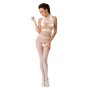 BS048 BODYSTOCKING BLANCO TALLA UNICA