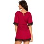 SENSUELIA PEIGNOIR ROJO S/M