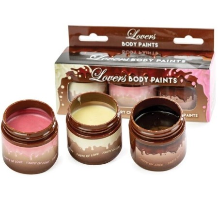 PINTURA CORPORAL DE CHOCOLATE 3 X 60 GR