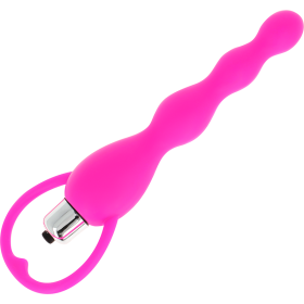 ESTIMULADOR ANAL CON VIBRACION - ROSA por sólo 11,16 €