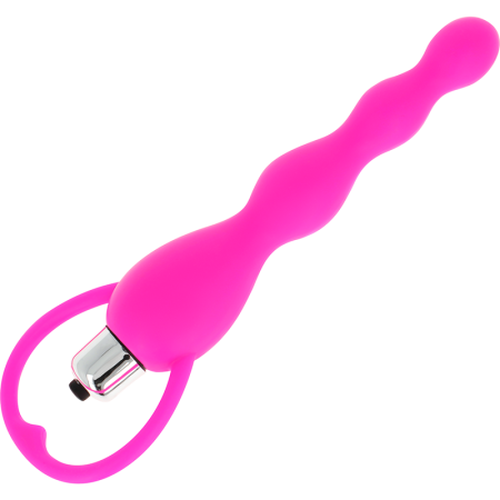 ESTIMULADOR ANAL CON VIBRACION - ROSA