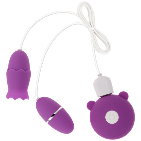ESTIMULADOR DOBLE 10 MODOS VIBRACION por sólo 19,96 €