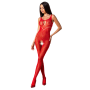 PASSION BS078 BODYSTOCKING TALLA UNICA ROJO