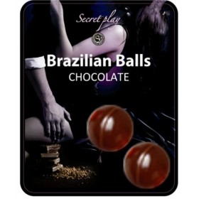 SECRETPLAY BRAZILIAN BALLS  CHOCOLATE SET 2 BOLAS por sólo 4,76 €