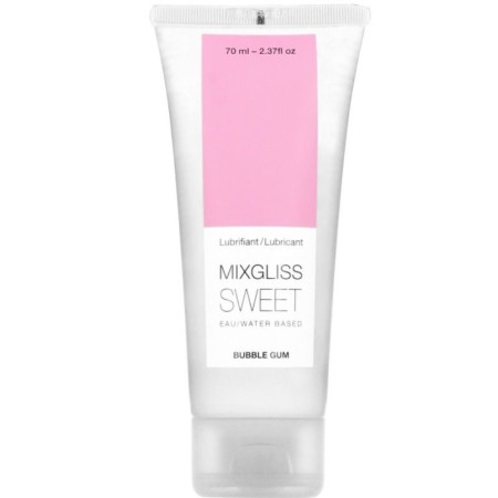 MIXGLISS LUBRICANTE BASE AGUA SABOR A CHICLE 70 ML por sólo 6,80 €
