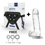 X RAY - ARN…S + DILDO REALISTA TRANSPARENTE 20 CM -O- 4.5 CM