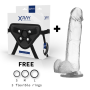 X RAY - ARN…S + DILDO REALISTA TRANSPARENTE 22 CM -O- 4.6 CM