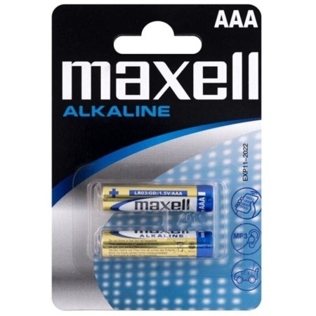 MAXELL PILA ALCALINA AAA LR03 BLISTER*2