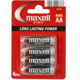 MAXELL PILA SALINA MANGANESO AA R6 BLISTER*4 por sólo 1,20 €