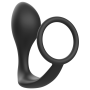 PLUG ANAL CON ANILLO SILICONA NEGRO por sólo 19,96 €