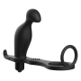 PLUG ANAL CON ANILLO SILICONA NEGRO por sólo 23,96 €