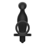 PLUG ANAL CON ANILLO SILICONA NEGRO por sólo 23,96 €
