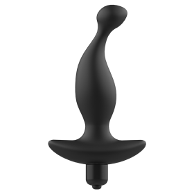 MASAJEADOR ANAL CON VIBRACIÓN NEGRO por sólo 22,36 €