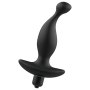 MASAJEADOR ANAL CON VIBRACIÓN NEGRO por sólo 22,36 €
