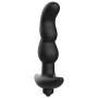 MASAJEADOR ANAL CON VIBRACIÓN NEGRO por sólo 22,36 €