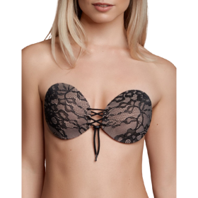 BYE BRA SUJETADOR ADHESIVO CON ENTRELAZADO Y BORDADOS TALLA C por sólo 23,96 €