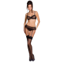 PASSION WOMAN LOVELIA SET DE TRES PIEZAS NEGRO S/M por sólo 35,35 €
