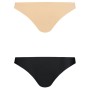 BYE BRA PACK 2 BRASILEÑAS NEGRAS Y BEIGE S