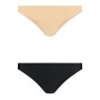 BYE BRA PACK 2 BRASILEÑAS NEGRAS Y BEIGE M