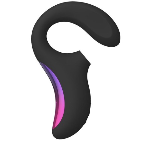 LELO ENIGMA DOBLE ESTIMULACIÓN SUCCION MASAJEADOR NEGRO