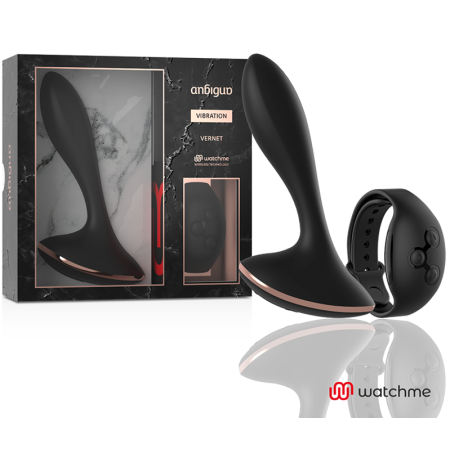 ANBIGUO WATCHME CONTROL REMOTO VIBRADOR PLUG ANAL VERNET