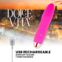 DOLCE VITA VIBRADOR RECARGABLE FOUR ROSA 10 VELOCIDADES por sólo 19,96 €