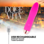 DOLCE VITA VIBRADOR RECARGABLE FOUR ROSA 10 VELOCIDADES