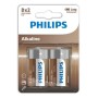 PHILIPS ALKALINE PILA D LR20 BLISTER*2