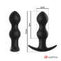 ANBIGUO WATCHME CONTROL REMOTO PLUG VIBRADOR ANAL TIBERIO