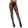 LEG AVENUE MEDIAS DE RED CON ABERTURA Y ENCAJES EN MUSLO TALLA UNICA por sólo 13,59 €