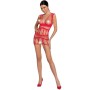 PASSION WOMAN BS089 BODYSTOCKING ROJO TALLA UNICA por sólo 9,89 €