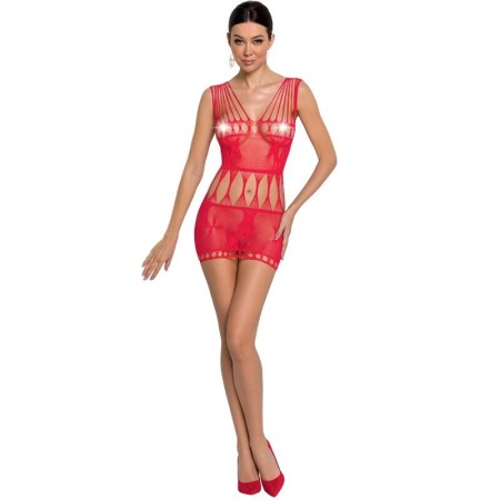 PASSION WOMAN BS090 BODYSTOCKING ROJO TALLA UNICA por sólo 9,89 €