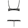 PASSION KYOUKA SET DOS PIEZAS NEGRO S/M por sólo 26,21 €