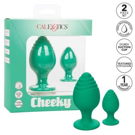 CALEX CHEEKY PLUGS ANALES VERDE por sólo 11,99 €