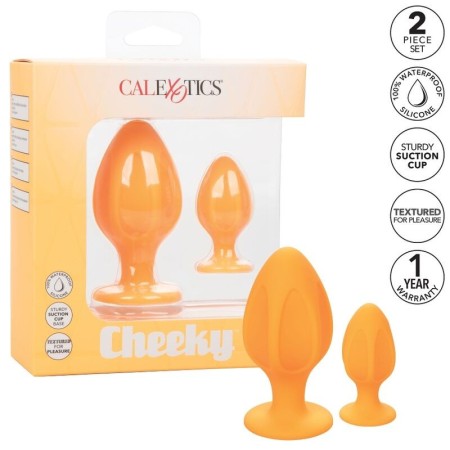 CALEX CHEEKY PLUGS ANALES NARANJA por sólo 11,99 €