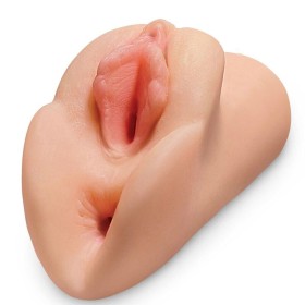 PDX PLUS PERFECT PUSSY DOUBLE STROKER MASTURBADOR VAGINA Y ANO NATURAL por sólo 27,96 €