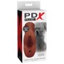 PDX PLUS+ PERFECT PUSSY DOUBLE STROKER MASTURBADOR VAGINA Y ANO MARRON por sólo 27,96 €