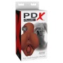 PDX PLUS+ PICK YOUR PLEASURE MASTURBADOR DOBLE MARRON por sólo 32,00 €