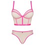 OBSESSIVE - NUDELIA SET DOS PIEZAS ROSA S/M por sólo 35,11 €