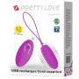 PRETTY LOVE JOANNA HUEVO VIBRADOR CONTROL REMOTO 12 MODOS por sólo 33,52 €