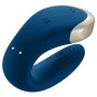 SATISFYER DOUBLE LOVE VIBRADOR PAREJAS LUXURY AZUL por sólo 55,96 €