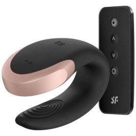 SATISFYER DOUBLE LOVE VIBRADOR PAREJAS LUXURY NEGRO por sólo 55,96 €
