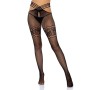 LEG AVENUE MEDIAS DE RED CON ABERTURA Y ENCAJES EN MUSLO TALLA UNICA por sólo 13,59 €