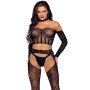 LEG AVENUE SET TRES PIEZAS TALLA UNICA por sólo 23,92 €