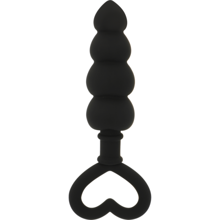 OHMAMA PLUG ANAL SILICONA CON ANILLA DE CORAZON por sólo 14,00 €